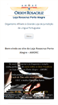 Mobile Screenshot of lojaportoalegre.amorc.org.br