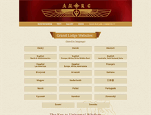 Tablet Screenshot of amorc.org
